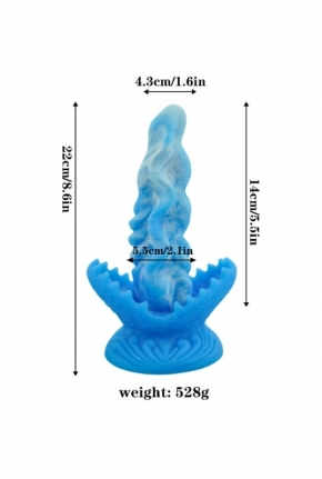 Mavi Canavar Dildo Model 4